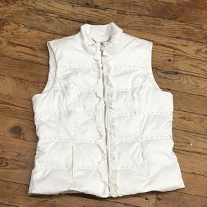 White House Black Market Puffer Vest Size XL